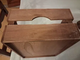 Caja de madera decorada