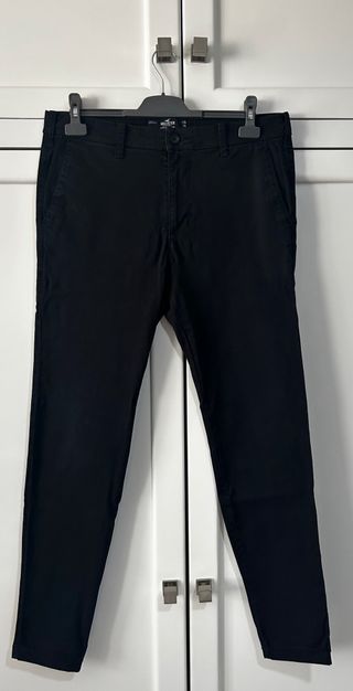 Pantalón Chino Hollister Negro Talla 34