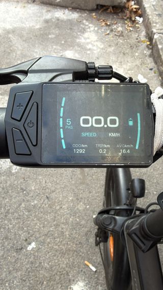 Bicicleta Eléctrica Plegable Negra