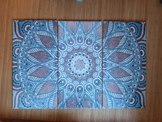 Cuadro Mandala 3 Piezas