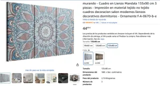 Cuadro Mandala 3 Piezas