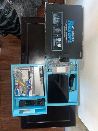 Consola Nintendo Wii Negra Completa