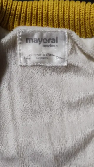 Cardigan giallo Mayoral 1-2 mesi