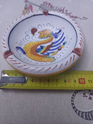 Posacenere Deruta dipinto a mano