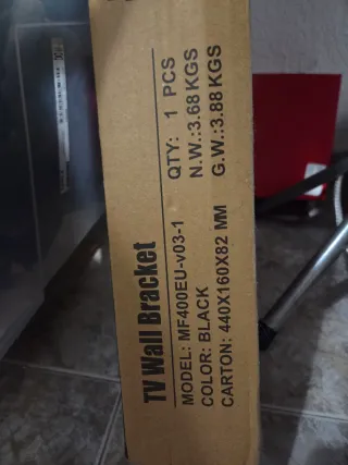 Soporte TV pared hasta 70.