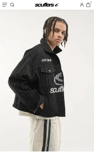 Chaqueta vaquera Scuffers negra Talla M