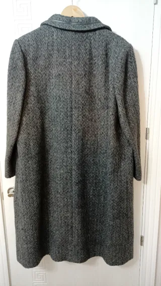 Abrigo gris alta calidad