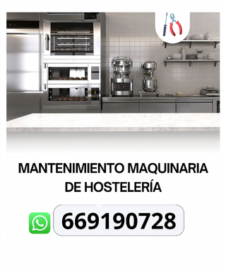 Mantenimiento maquinaria de hostelería