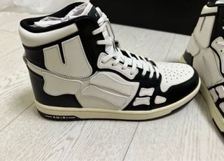 Sneakers Amiri Skeleton Negras y Blancas