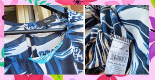 Camiseta mujer Festa Talla 46 Estampado Tropical