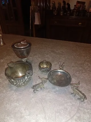 Lote Vintage Ceniceros y Mechero