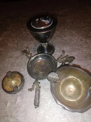 Lote Vintage Ceniceros y Mechero