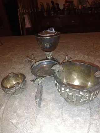 Lote Vintage Ceniceros y Mechero