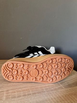 Adidas Gazelle Plataforma Negra Blanca