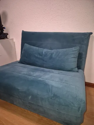 Sofá Cama Nio Maison du Monde Terciopelo Azul