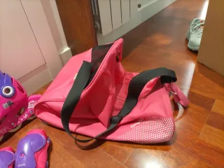 Patines en línea Oxelo rosas y morados talla 30-32