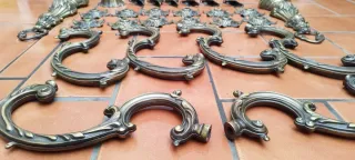 Piezas de lámpara de hierro estilo vintage