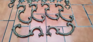 Piezas de lámpara de hierro estilo vintage