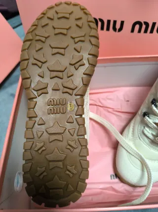 Zapatillas Miu Miu Beige