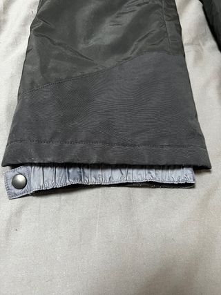 Pantalón de nieve negro con tirantes