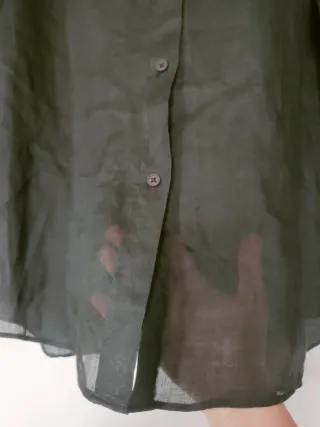 Camisa negra Massimo Dutti Talla M