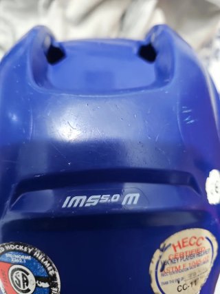 Casco de Hockey Bauer Azul