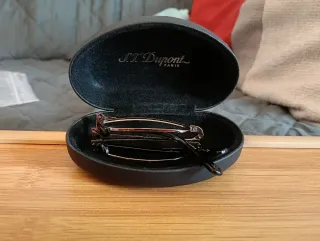 Montura PLEGABLE! de gafas S.T. Dupont negra