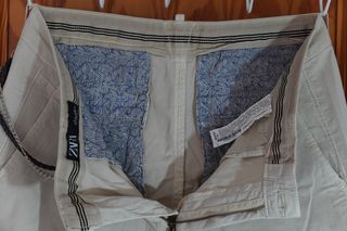 Pantalón Chino Zara Beige Slim Fit