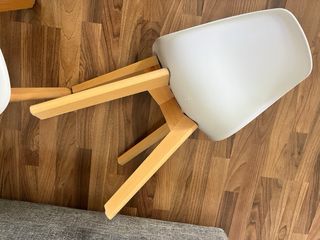 Mesa ikea y sillas infantiles estilo nórdico