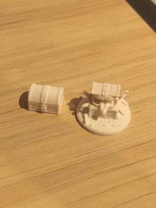 Set 2 Figuras Cofre D&D Rol