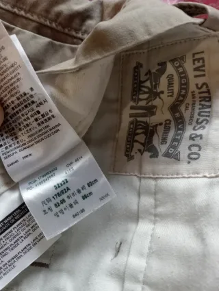Pantaloni Levi's Beige Uomo