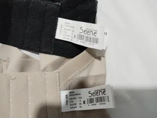 Sujetadores Selene 105E Negro y Beige Sin estrenar