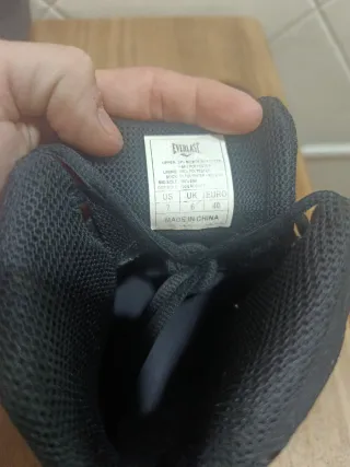 Botas de boxeo Everlast negras T40