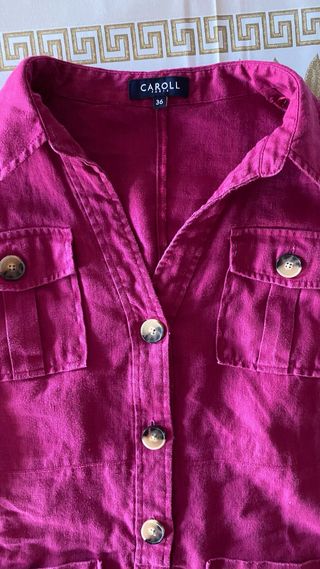 Lote Ropa Lino Violeta y Fucsia