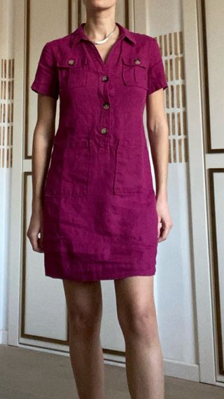 Lote Ropa Lino Violeta y Fucsia