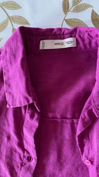 Lote Ropa Lino Violeta y Fucsia
