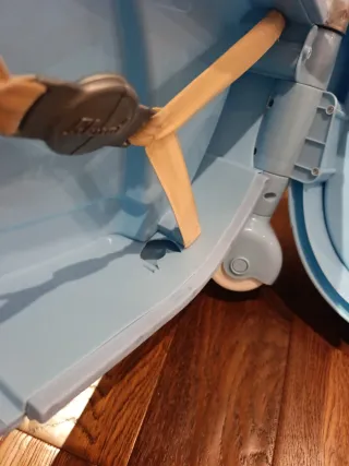 Maleta infantil Skoot azul y beige