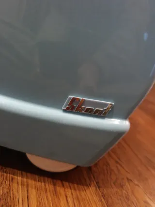 Maleta infantil Skoot azul y beige