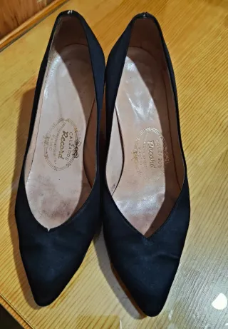 Zapatos de tela negros Record