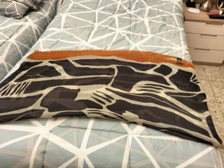 CHAL/PASHMINA DE PARFOIS EN BLANCO Y NEGRO-2M X 1