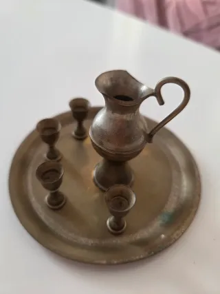 Juego miniatura decorativo de metal