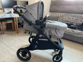 Carrito de bebé trío con base isofix para el coche