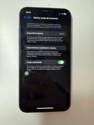 iPhone 11 128GB Viola 80% Batteria