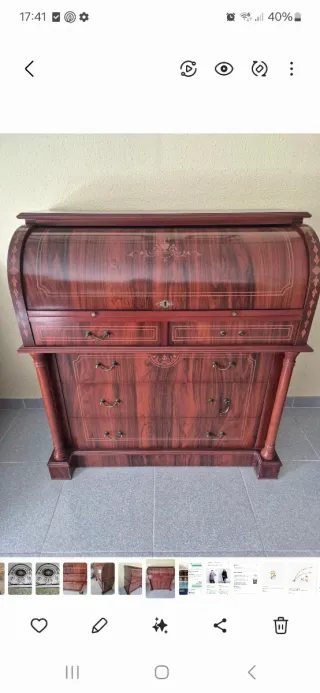 Secreter-Cómoda de madera
