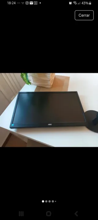 Pantalla PC AOC Negra