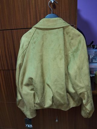 Cazadora Zara Beige Nueva con Etiqueta