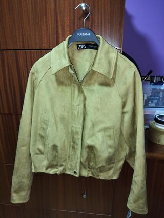 Cazadora Zara Beige Nueva con Etiqueta