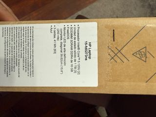 HP Portátil Plata y Negro