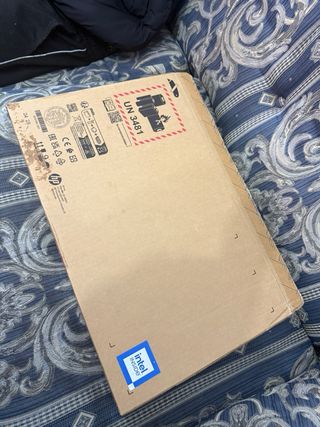 HP Portátil Plata y Negro