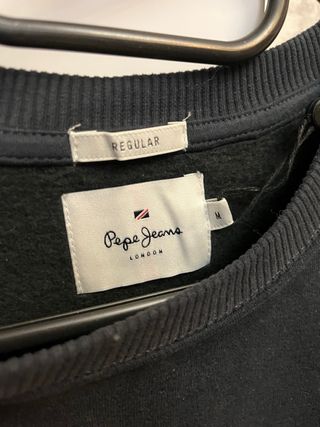 Sudadera Pepe Jeans Azul Marino T M con etiqueta